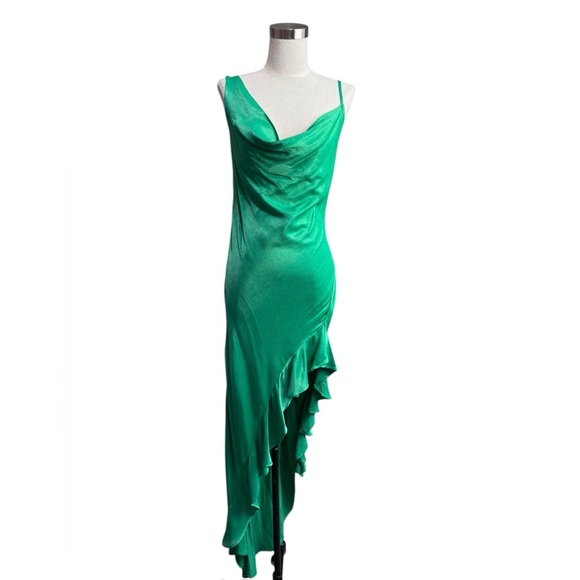 Karina Grimaldi x Revolve Azalea Maxi Dress Kelly Green NWT - Picture 4 of 9